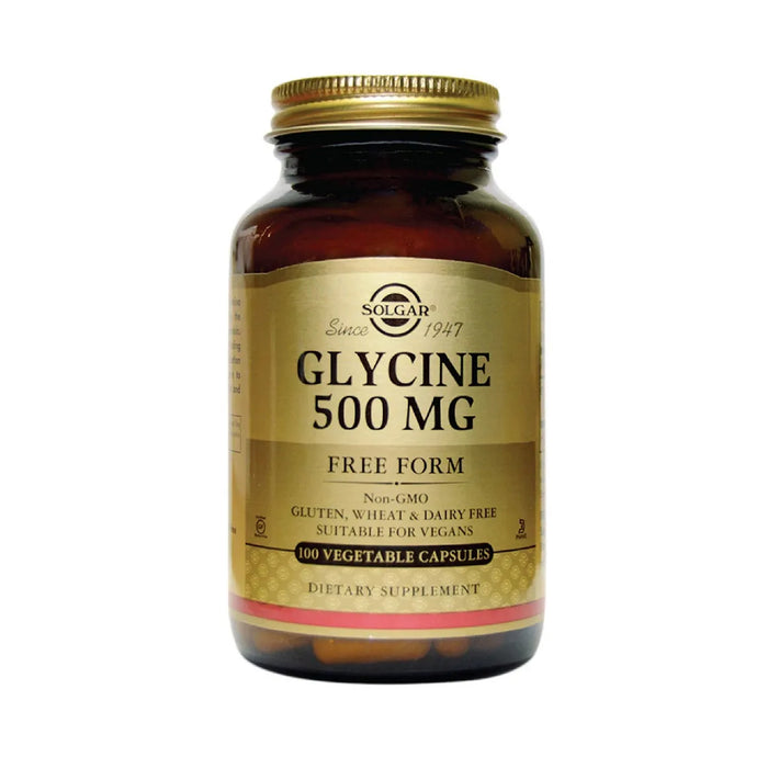 Glycine 500 mg  100 Caps Vegetales Solgar - Glicina