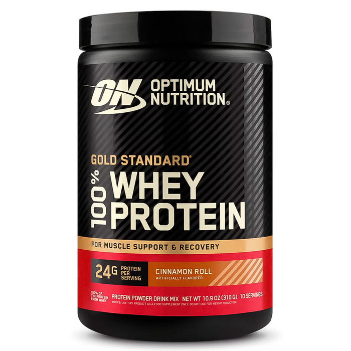 Whey Gold Standard Proteina Rollo de Canela 310gr Optimum Nutrition