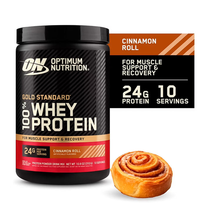 Whey Gold Standard Proteina Rollo de Canela 310gr Optimum Nutrition