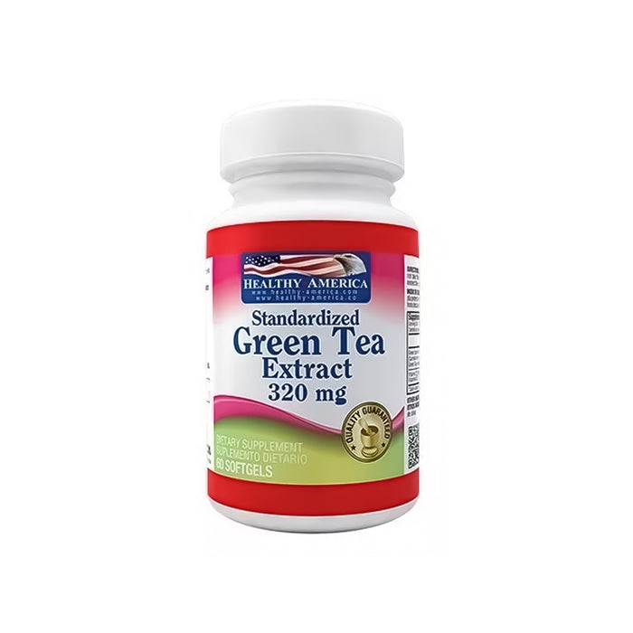 Green Tea Extract Extracto Té Verde 60 cápsulas Healthy America