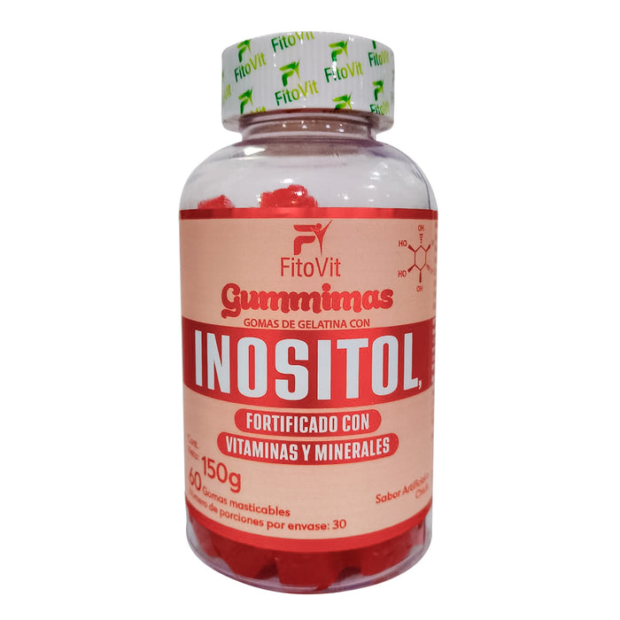 Inositol Fortificado con Vitaminas y Minerales 60 gomas masticables FitoVit