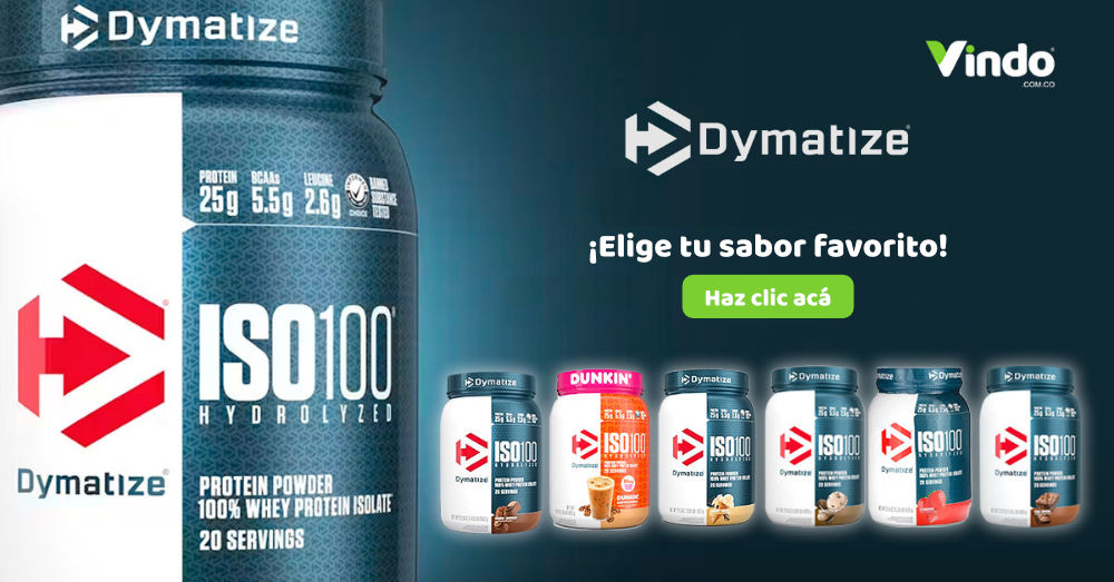 ISO 100 dymatize sabores