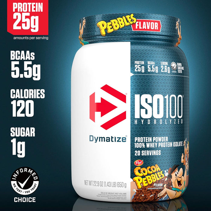 Proteína ISO 100 Hidrolizada Cocoa Pebbles 1.3 lb – Dymatize