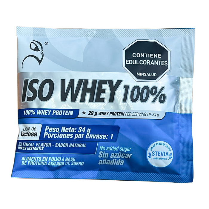 Iso Whey 100% Proteína aislada Sachet personal Healthy Sports