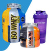 Iso Whey Proteina 4.5lb + Creatina Hidrolizada de 300gr + Shaker Healthy Sports 💥 Super Promo 💥
