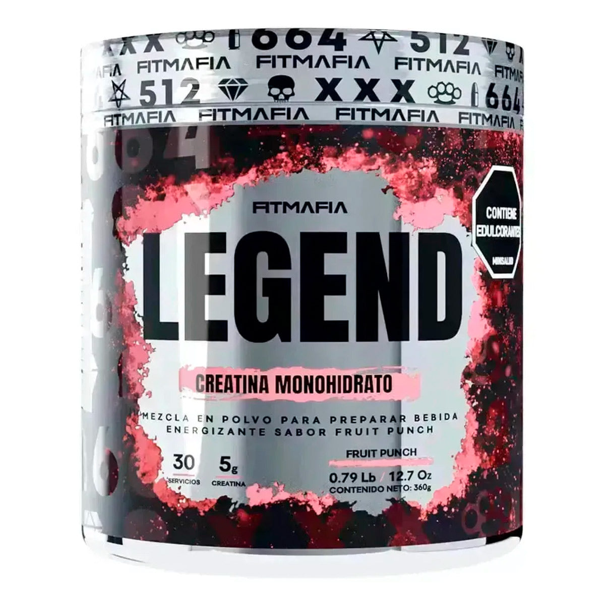 Legend Creatina monohidrato 360gr Sabor Fruit Punch FitMafia — Vindo