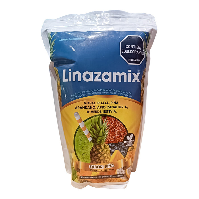 Linazamix Fibra sabor Piña 450g Colon Cleanser
