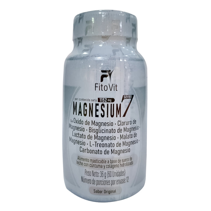 Magnesium 7 sabor Original 60 Masticables FitoVit