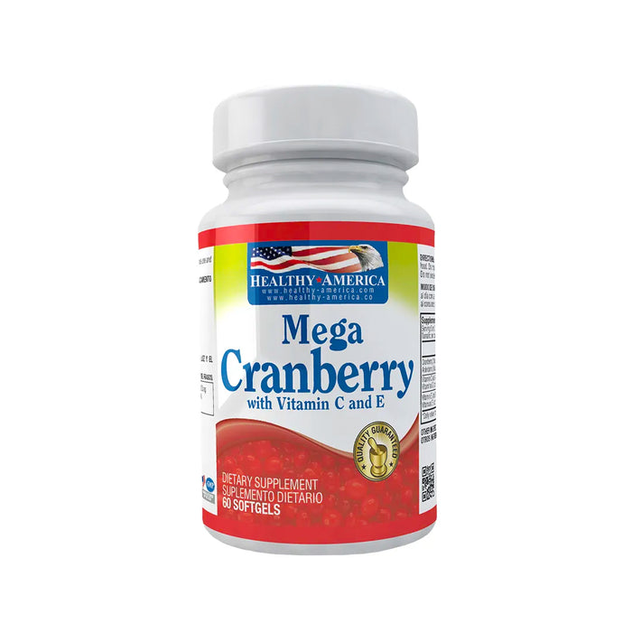 Mega Cranberry Arándanos 60 cápsulas Healthy America