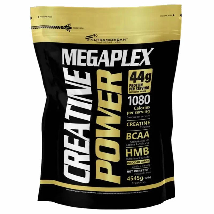 Megaplex Creatine Power 10lbs UPN Proteína Hipercalórica