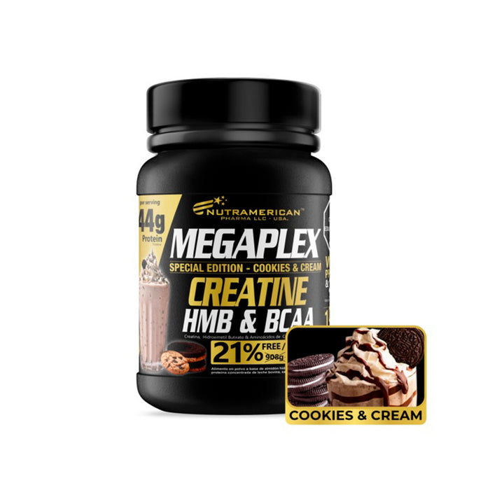 Megaplex Special Edition Creatine 2.4 lb Cookies and cream Nutramerican