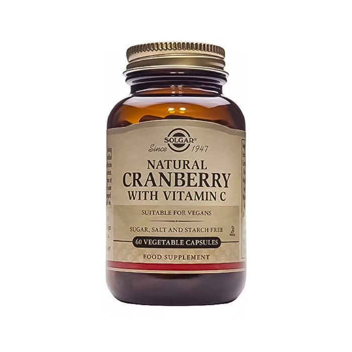 Natural Cranberry con Vitamina C 60 softgels Solgar