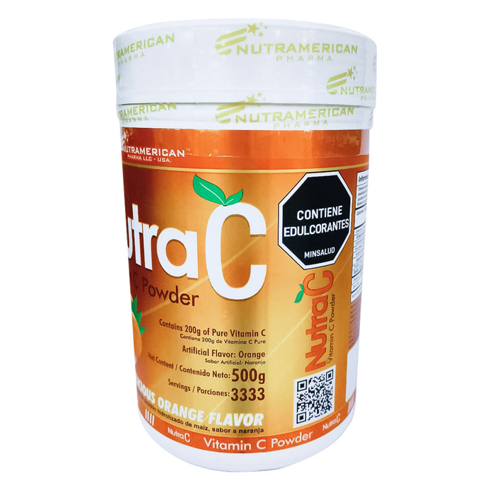 Vitamina C Nutra C en Polvo 500 g – Nutramerican
