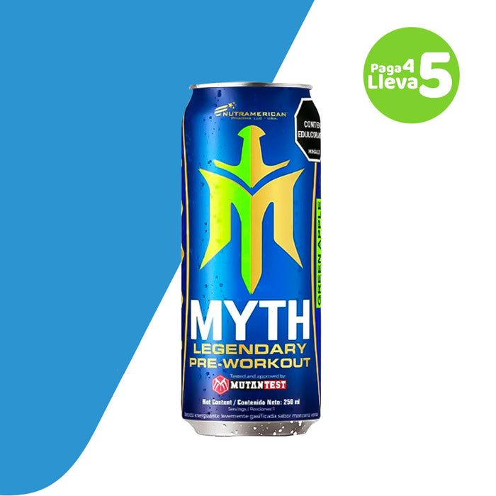 Paga 4 Lleva 5 MYTH Energy Drink 250ml Nutramerican  💥 Super Promo 💥
