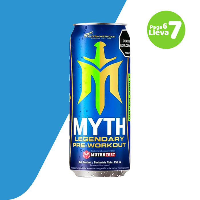 Paga 6 Lleva 7 MYTH Energy Drink 250ml Nutramerican  💥 Super Promo 💥