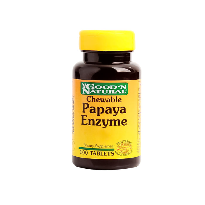 Papaya Enzyme 100 tab Good N Natural encimas de papaya