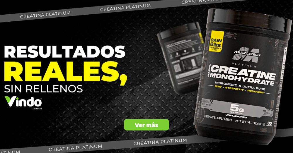 Creatina Platinum monohidrato 400gr Muscletech