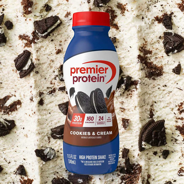 Premier Protein sabor Cookies and Cream lista para tomar  340ml