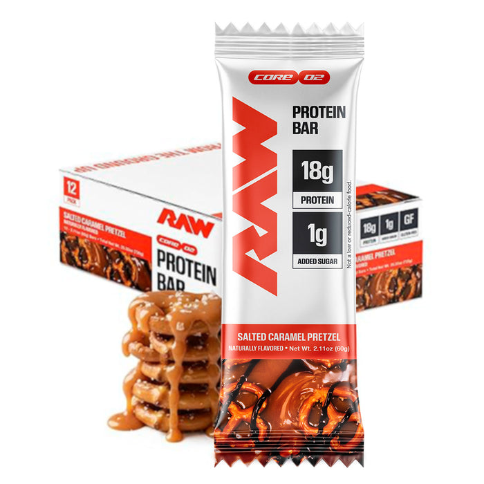 Protein Bar Salted Caramel Pretzel Raw Nutririon
