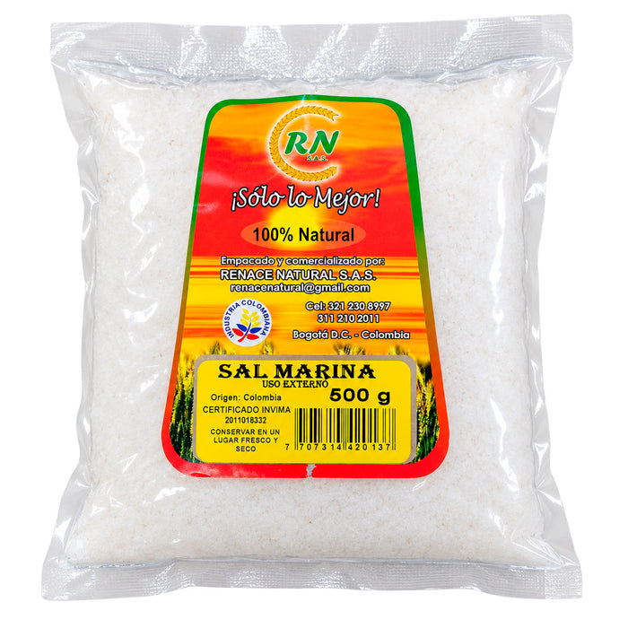 Sal Marina uso externo 500g Renacer