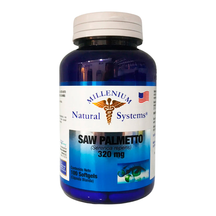 Saw Palmetto 320mg 100 softgel Natural Systems