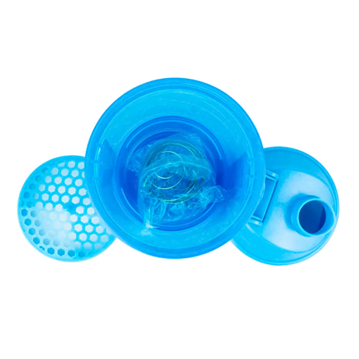 Shaker Deportivo 600ml Azul Claro con Sistema Anti grumos