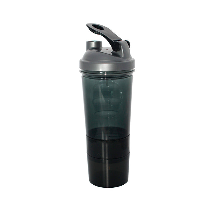 Shaker botilito Mezclador 600ml / 20oz negro claro