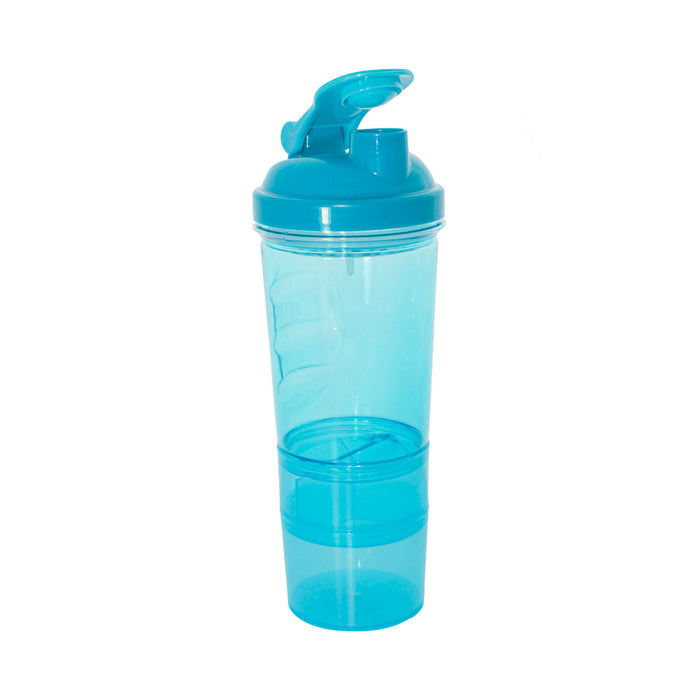 Shaker botilito Mezclador 600ml / 20oz Azul Claro