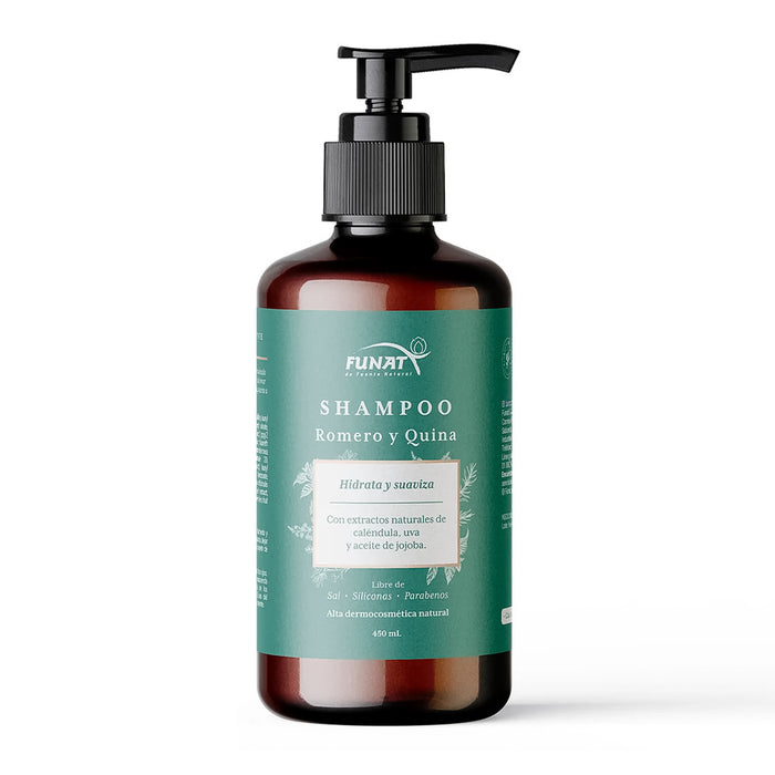 Shampoo tradicional de romero sin sal 430gr FUNAT