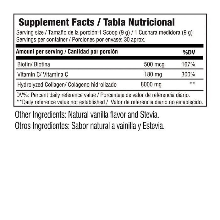 Bio Collagen Premium colageno con biotin 270 Grs Medical Green