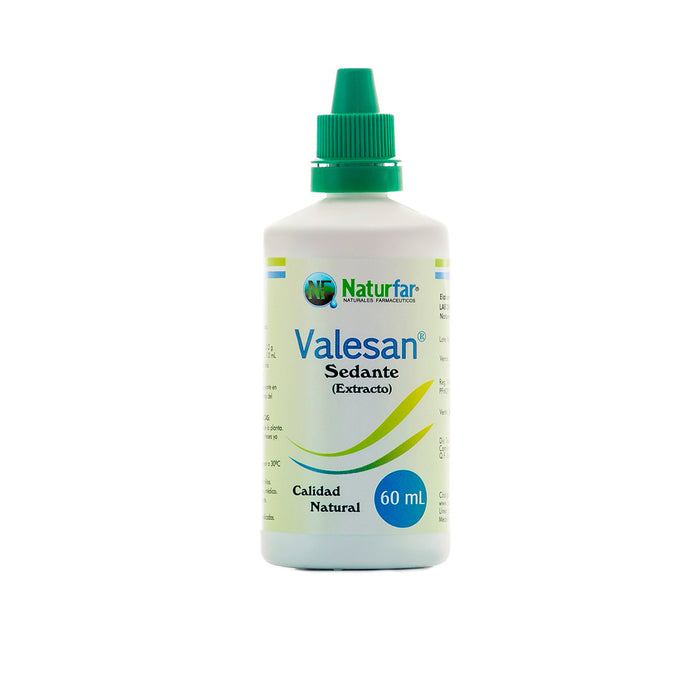 Valesan (valeriana) Extracto x 60ml Gotas Laboratorio  Naturfar