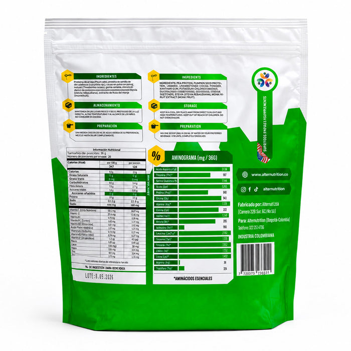Vegann Pro sabor Caramelo 2Lb Allen Nutritión