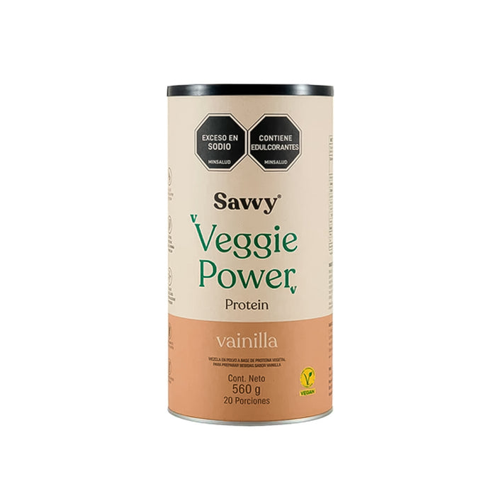 Veggie Powder Protein vainilla 560 gr Savvy