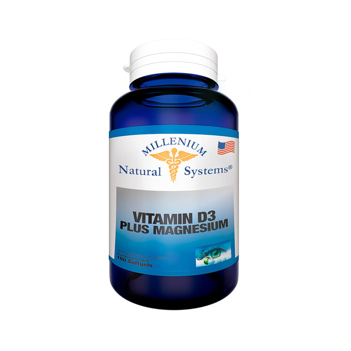 Vitamina D3 plus Magnesio 100 Softgel Natural Systems Millenium