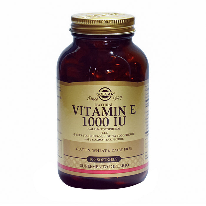 Vitamin E 1000 IU 100 Softgel  Solgar Vitamina