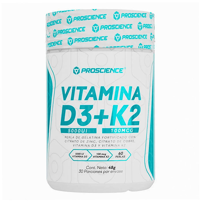 Vitamina D3+K2+Zinc+Cobre 30 servicios Proscience