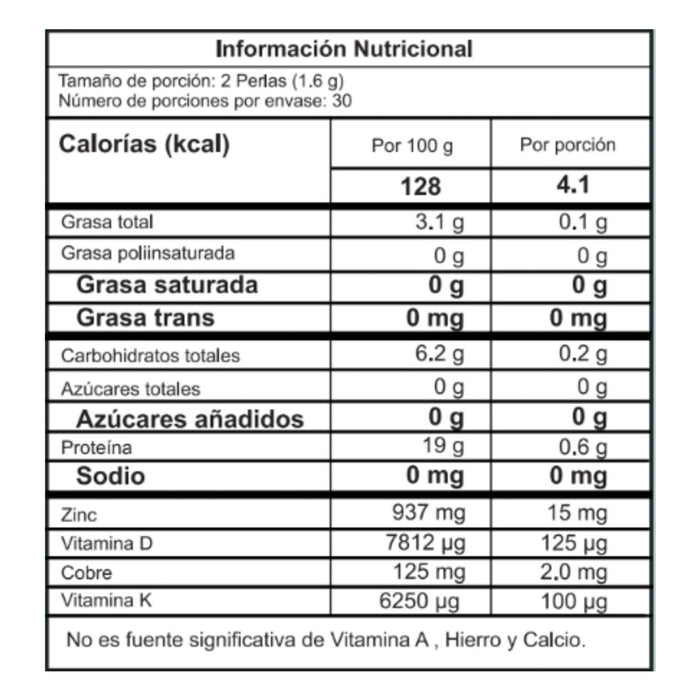 Vitamina D3+K2+Zinc+Cobre 30 servicios Proscience