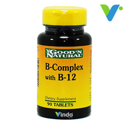 B Complex with B12 Good N Natural Complejo B 90 tab - Good N Natural - Vindo - Vitaminas y Nutrición