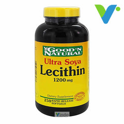 Ultra Soya Lecithin 1200mg 250 softgels Good N Natural 🌿