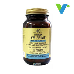 Formula VM-PRIME 100 tabletas Solagar Multivitaminico - Solgar - Vindo - Vitaminas y Nutrición