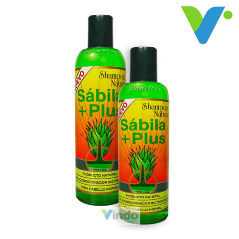 Shampoo Sabila Aloe Vera 500ml Natural Plus - Natural Plus - Vindo - Vitaminas y Nutrición